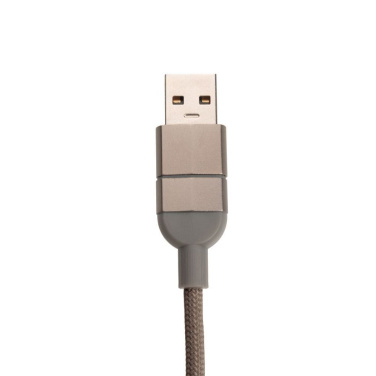 Logo trade corporate gifts image of: Charging cable with data transfer DONNES Pierre Cardin