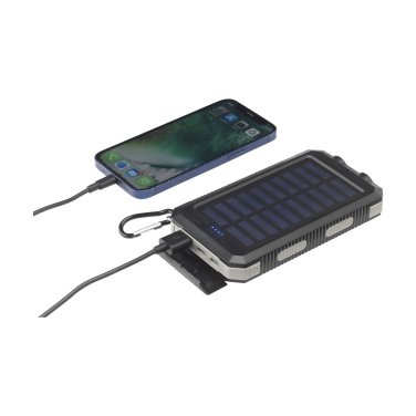 Logo trade business gifts image of: Trail RCS Solar Charger Compass 8000