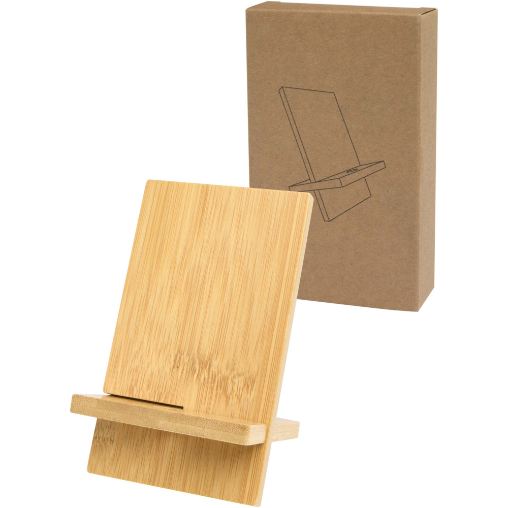 Logotrade promotional merchandise photo of: Ceibo detachable bamboo phone stand