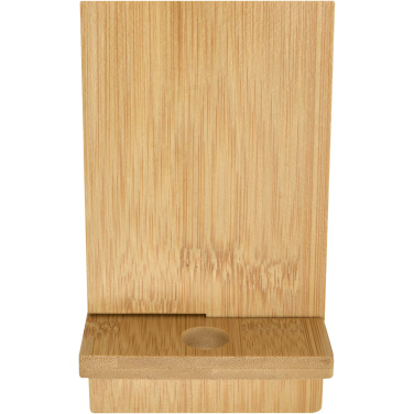 Logo trade promotional items image of: Ceibo detachable bamboo phone stand