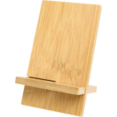 Logo trade promotional giveaways picture of: Ceibo detachable bamboo phone stand