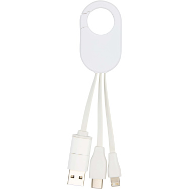 Logotrade business gift image of: Troop 4-in-1 recycled plastic charging cable