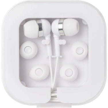 Logotrade promotional giveaway picture of: Dofida wired Type-C earbuds with recycled plastic storage box