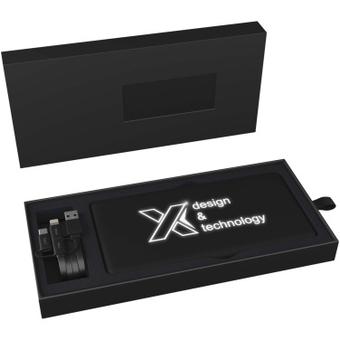 Logo trade corporate gifts picture of: SCX.design P30 8000 mAh light-up solar power bank