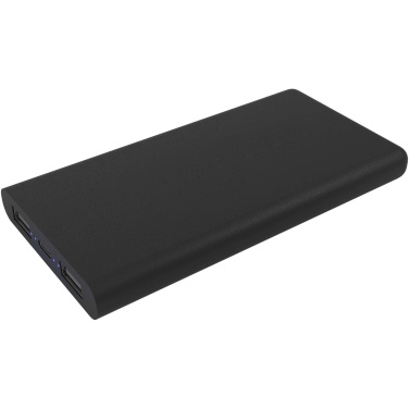 Logo trade promotional gift photo of: SCX.design P40 10.000 mAh light-up wireless rubber power bank