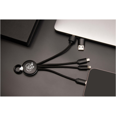 Logo trade promotional gifts picture of: SCX.design C14 15W 5-in-1 charging cable