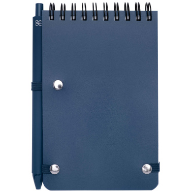 Logo trade promotional items picture of: Thalaasa A6 hard cover ocean-bound notebook with ballpoint pen (black ink)