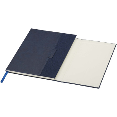 Logo trade promotional merchandise picture of: Alejandra A5 recycled plastic hard cover notebook