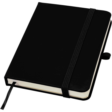 Logo trade promotional gifts picture of: Spectrum Plus A6 hard cover notebook