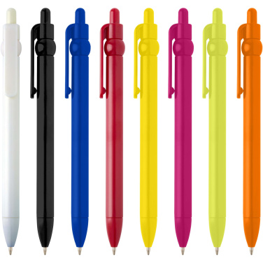 Logo trade business gifts image of: Fidget recycled plastic ballpoint pen (black ink)