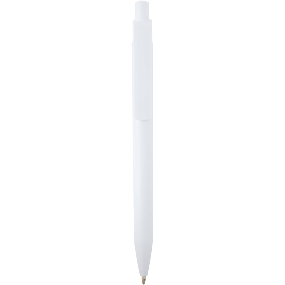 Logo trade promotional merchandise photo of: Unica recycled plastic ballpoint pen (blue ink)