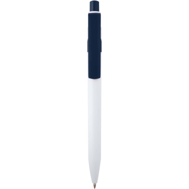 Logotrade business gift image of: Unica recycled plastic ballpoint pen (blue ink)