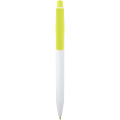 Unica recycled plastic ballpoint pen (black ink), Lime green