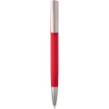 Ziggur aluminium ballpoint pen (blue ink), Red