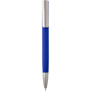 Logotrade promotional item picture of: Ziggur aluminium ballpoint pen (blue ink)