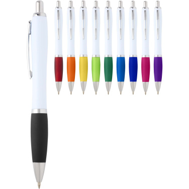 Logo trade promotional product photo of: Nash recycled plastic ballpoint pen (black ink)