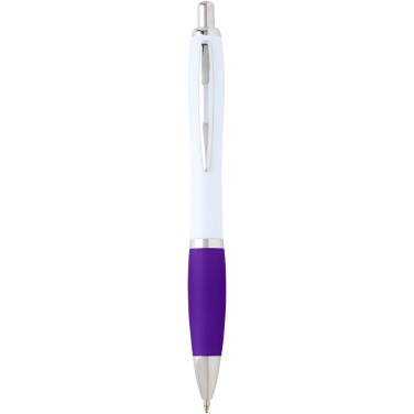 Logotrade promotional item image of: Nash recycled plastic ballpoint pen (black ink)