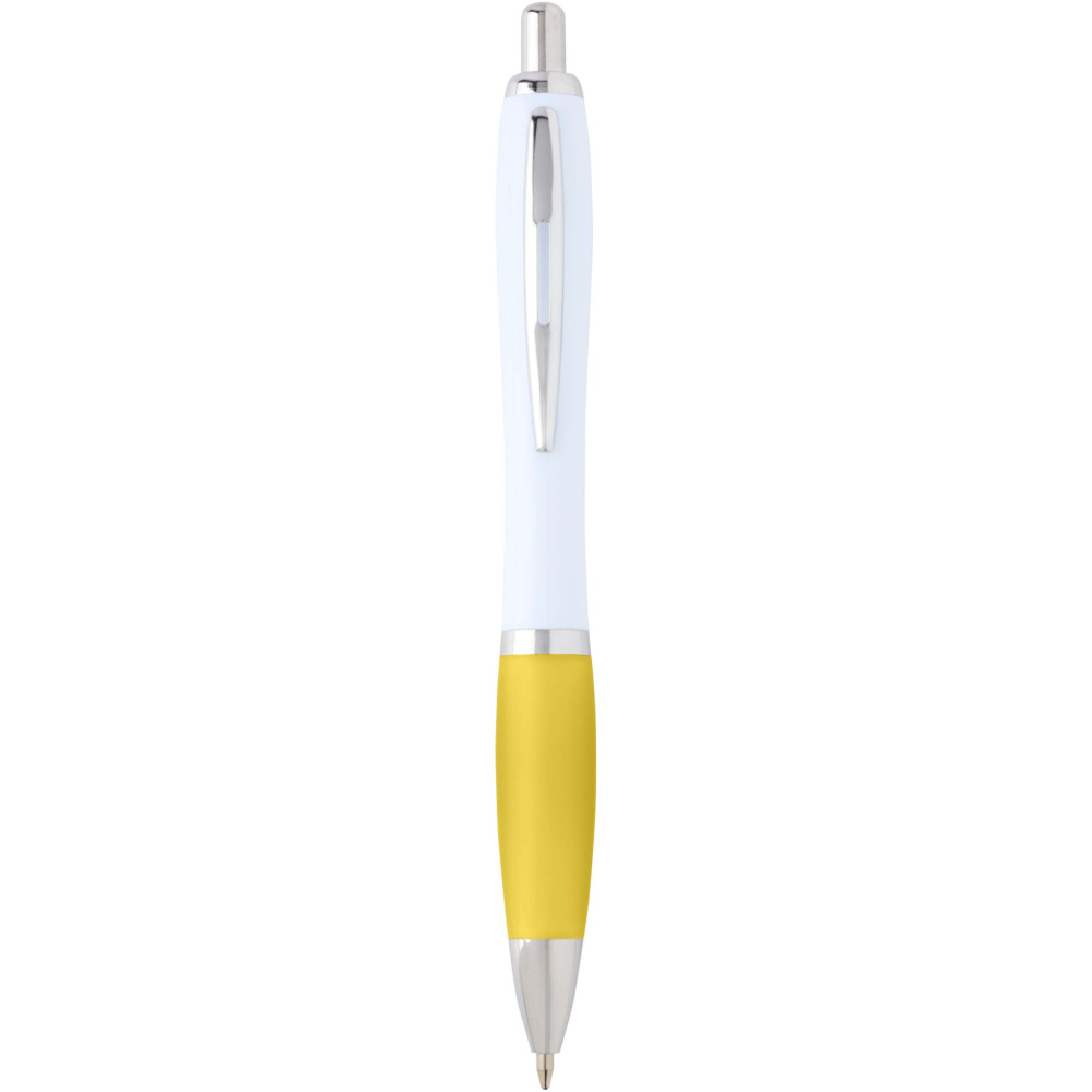 Logo trade advertising products image of: Nash recycled plastic ballpoint pen (blue ink)