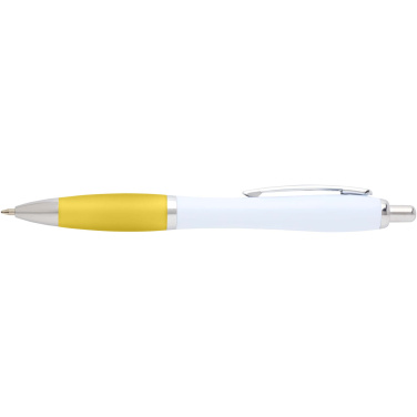 Logotrade promotional merchandise picture of: Nash recycled plastic ballpoint pen (blue ink)