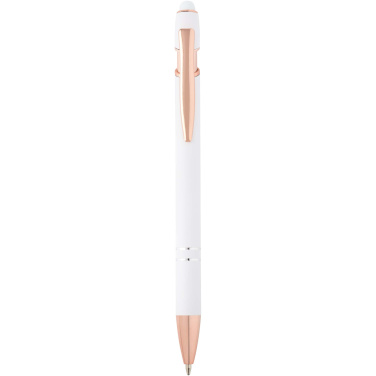 Logotrade corporate gift image of: Nanna ballpoint pen with rose gold finish (blue ink)