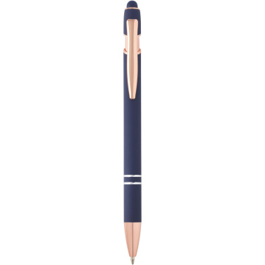 Logotrade promotional product image of: Nanna ballpoint pen with rose gold finish (blue ink)