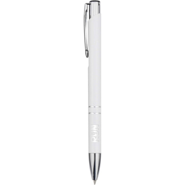 Logo trade promotional giveaways picture of: Moneta recycled aluminium ballpoint pen (blue ink)