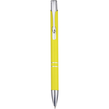 Logotrade promotional gift picture of: Moneta recycled aluminium ballpoint pen (blue ink)