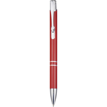 Logotrade promotional merchandise picture of: Moneta recycled aluminium ballpoint pen (blue ink)