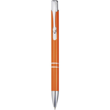 Logotrade promotional item picture of: Moneta recycled aluminium ballpoint pen (blue ink)