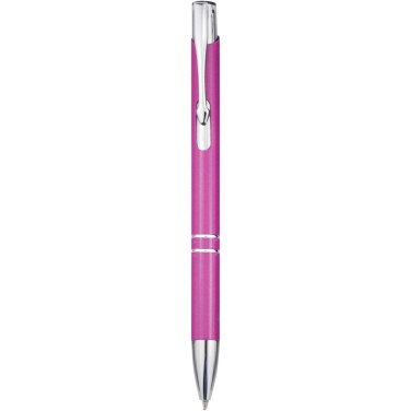 Logo trade promotional products picture of: Moneta recycled aluminium ballpoint pen (blue ink)