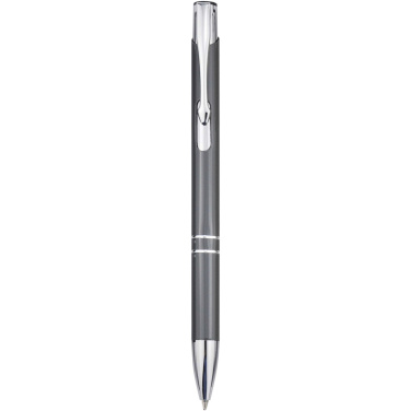 Logo trade promotional gifts image of: Moneta recycled aluminium ballpoint pen (blue ink)