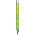 Moneta recycled aluminium ballpoint pen (blue ink), Lime