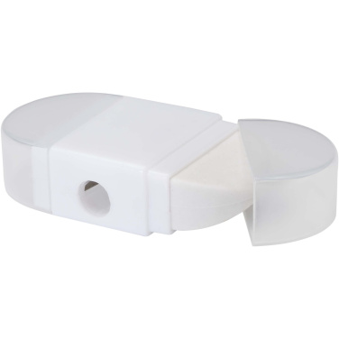 Logo trade business gift photo of: Velvi pencil sharpener with eraser 