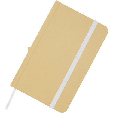 Logotrade corporate gift image of: Reed A6 recycled hard cover notebook with plain pages