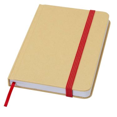 Logotrade promotional item picture of: Reed A6 recycled hard cover notebook with plain pages