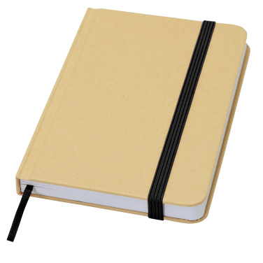 Logotrade promotional giveaway picture of: Reed A6 recycled hard cover notebook with plain pages