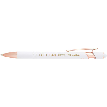 Logo trade advertising product photo of: Nanna ballpoint pen with rose gold finish (black ink)