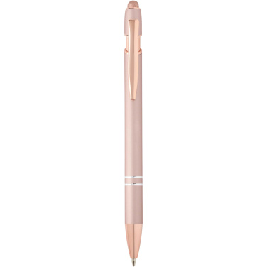 Logo trade promotional merchandise photo of: Nanna ballpoint pen with rose gold finish (black ink)