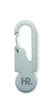 Logo trade promotional giveaway photo of: Multifunctional key ring token