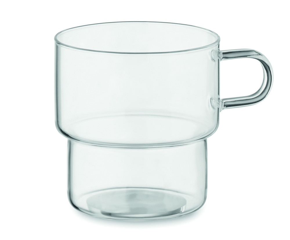 Logo trade promotional items image of: High borosilicate glass 300 ml