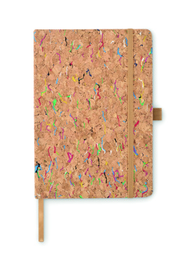 Logo trade promotional items image of: A5 cork coloured notebook