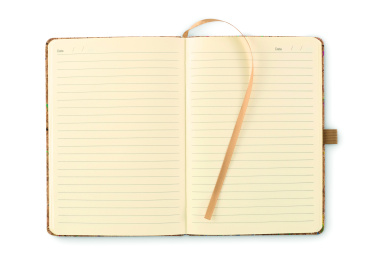 Logo trade promotional products image of: A5 cork coloured notebook