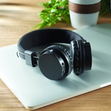 Logotrade advertising products photo of: ABS wireless foldable headphone