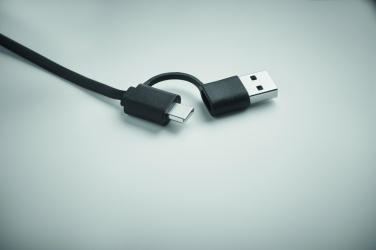 Logo trade promotional giveaways picture of: 60W retractable charging cable