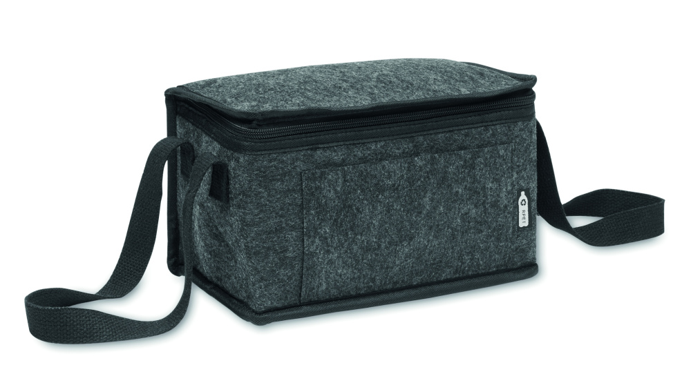 Logo trade promotional items image of: RPET felt cooler bag