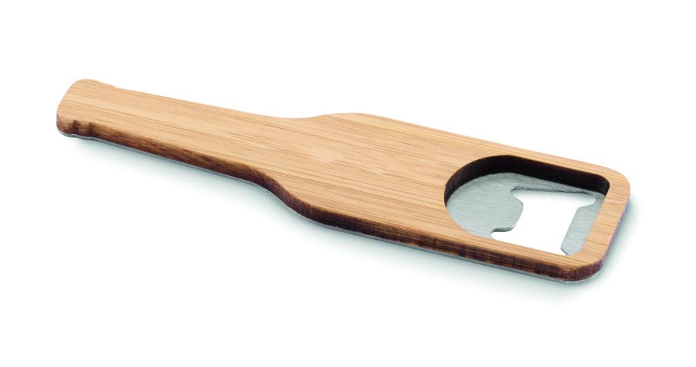 Logotrade corporate gift image of: Bamboo bottle opener