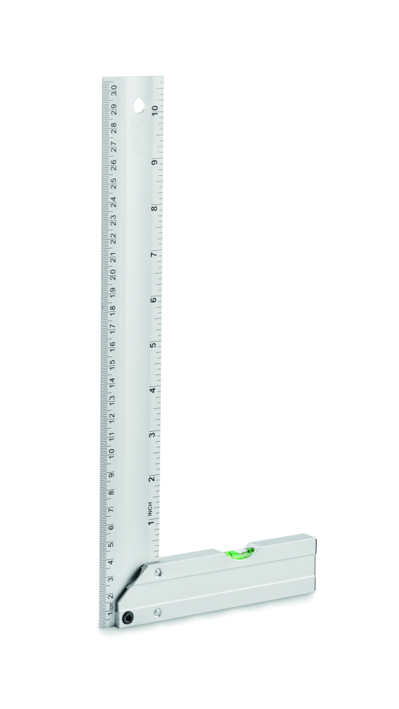 Logo trade promotional giveaways picture of: Aluminium level ruler 30 cm