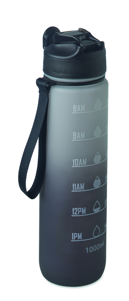 Logo trade promotional merchandise picture of: Sports water bottle RPET 1L