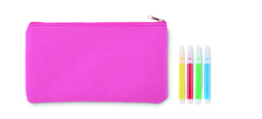 Logo trade promotional product photo of: Pencil case with markers