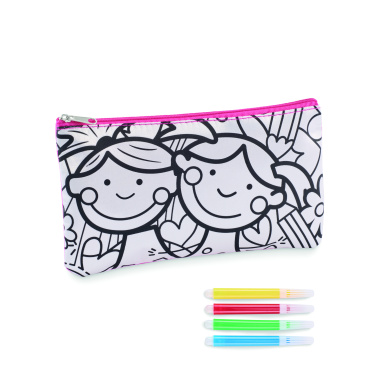 Logotrade promotional product image of: Pencil case with markers